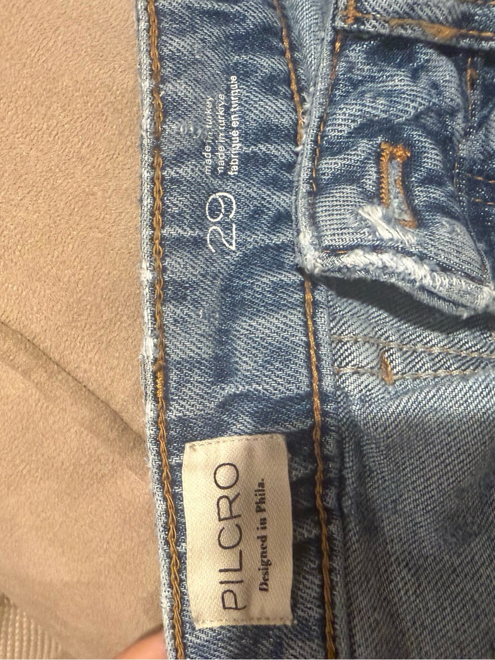 The Austyn High-Rise Cuffed Wide-Leg Jeans by Pilcro: Printed Edition - Picture 5 of 5